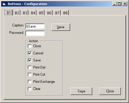 Sales Order / Billing Screen Buttons Configuration